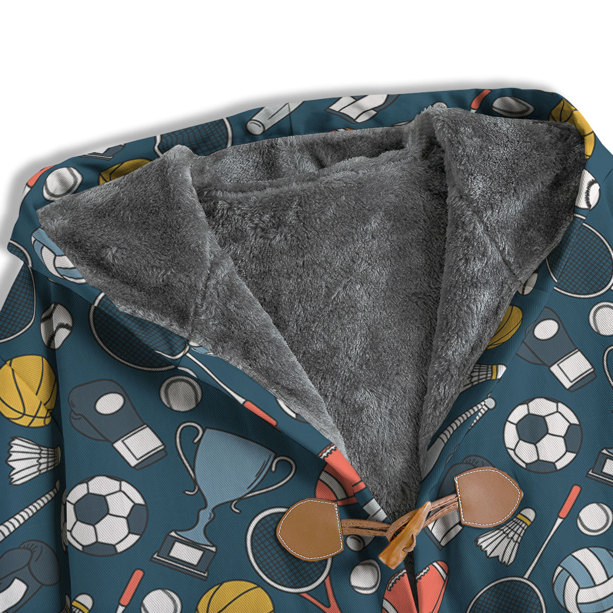 Sport Lacrosse Print Pattern Men's Windbreaker Jacket-grizzshop