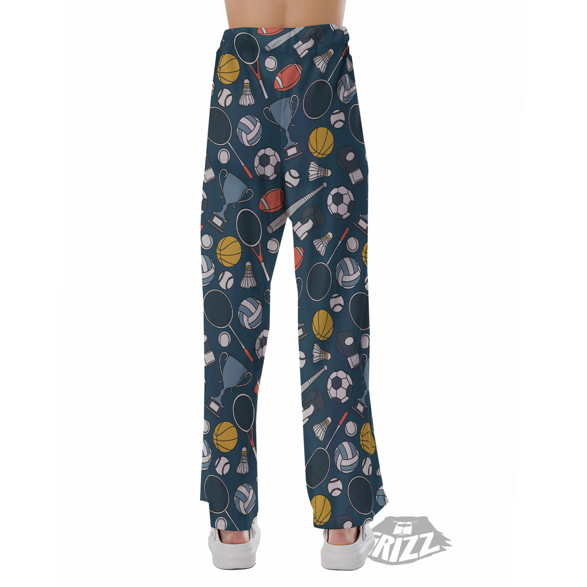 Sport Lacrosse Print Pattern Pajama Pants-grizzshop