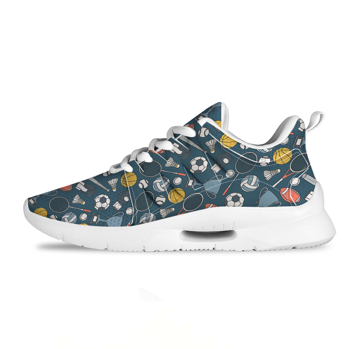 Sport Lacrosse Print Pattern Tennis Shoes-grizzshop