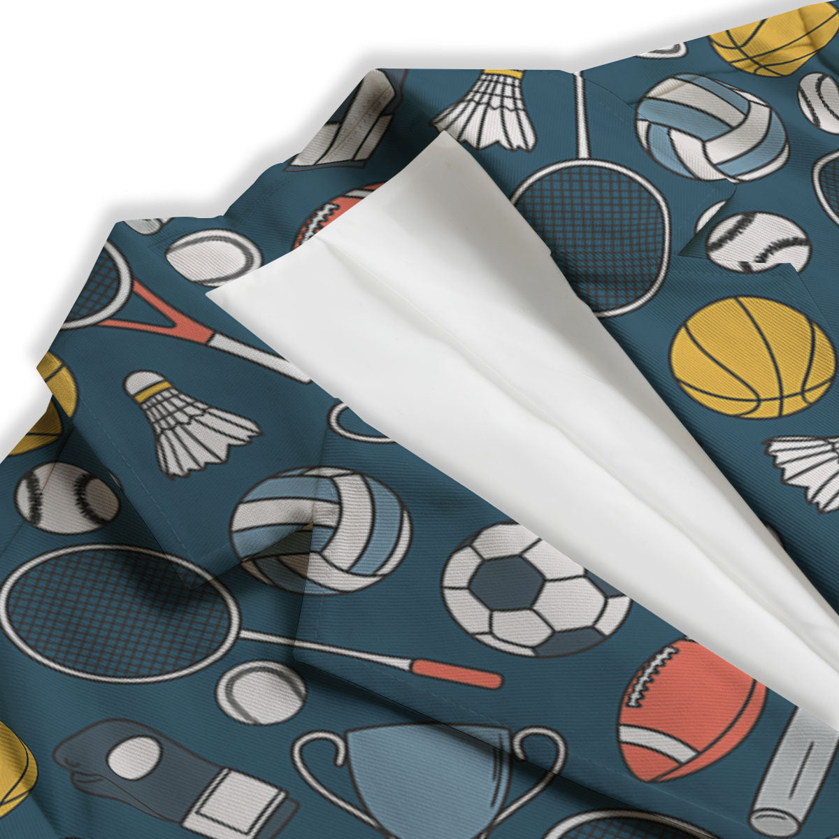 Sport Lacrosse Print Pattern Women's Blazer-grizzshop