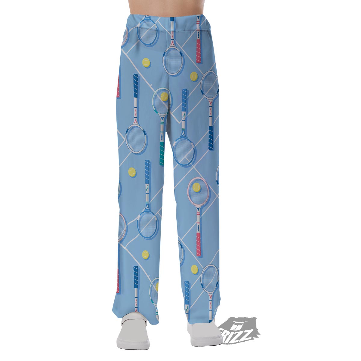 Sport Tennis Print Pattern Pajama Pants-grizzshop