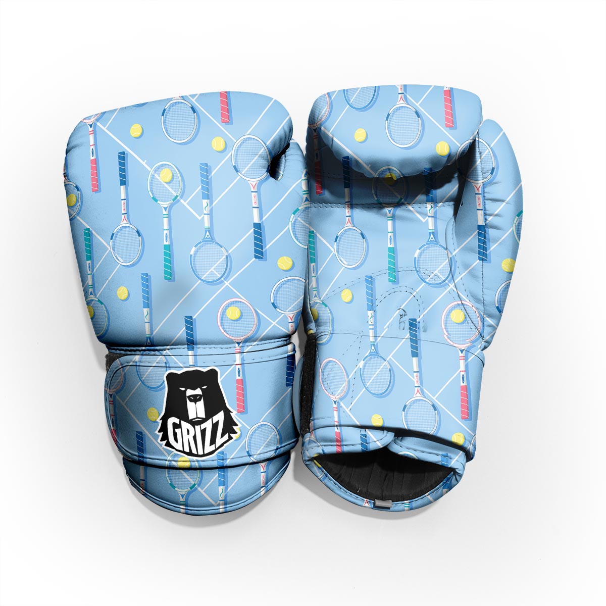 Sport Tennis Print Pattern Pro Boxing Glove