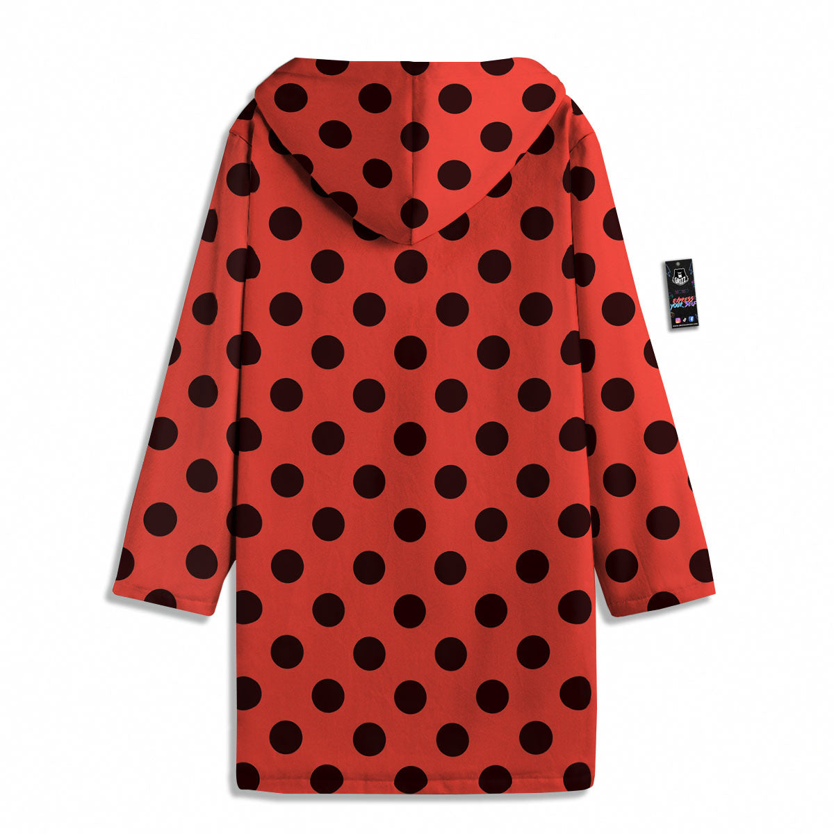 Spots Ladybug Print Pattern Men's Windbreaker Jacket-grizzshop