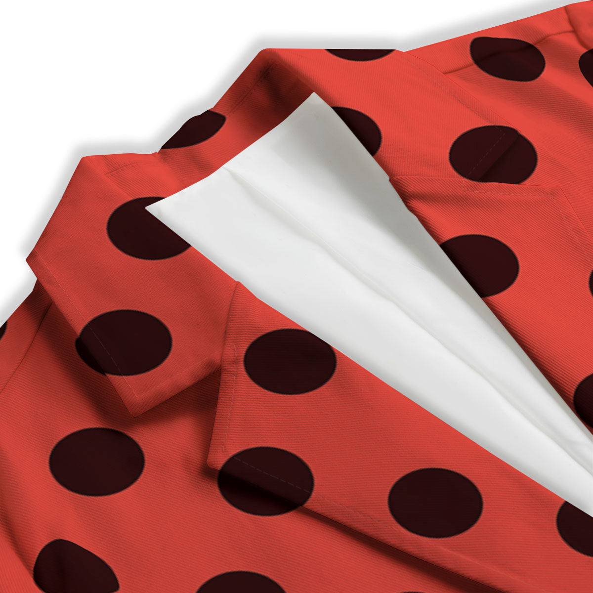 Spots Ladybug Print Pattern Women's Blazer-grizzshop