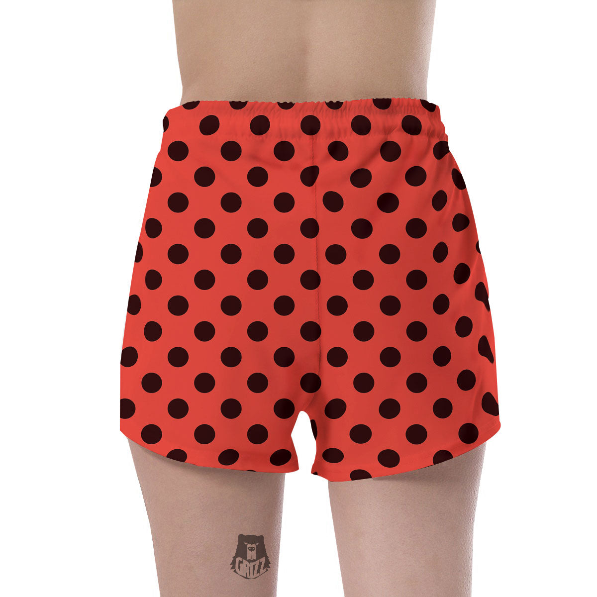Spots Ladybug Print Pattern Women's Shorts-grizzshop