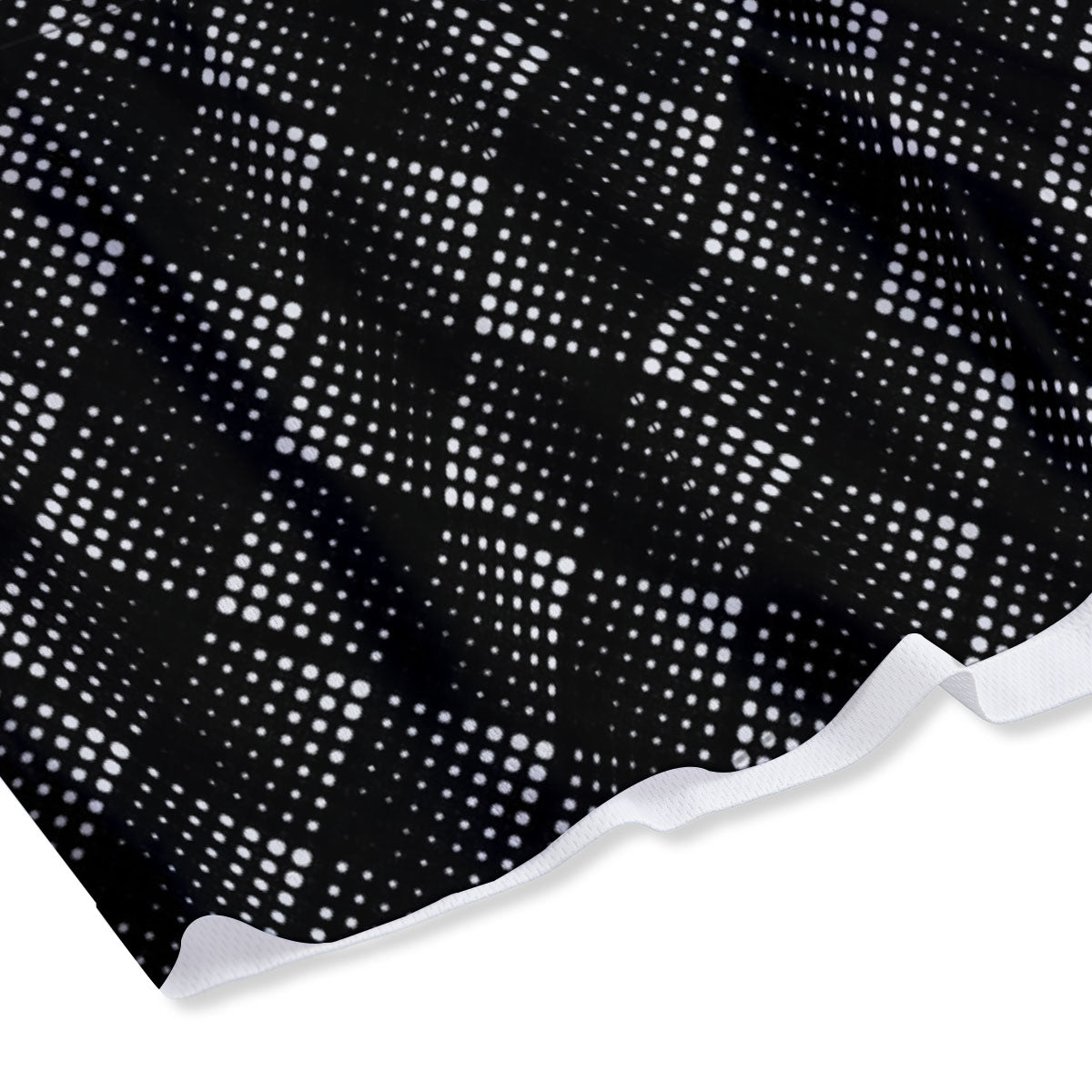 Square Dot Geometric Print Pattern Mesh Shorts-grizzshop
