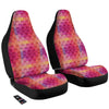 Square Tile 3D Colorful Print Pattern Car Seat Covers-grizzshop