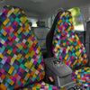 Squares 3D Colorful Print Pattern Car Seat Covers-grizzshop