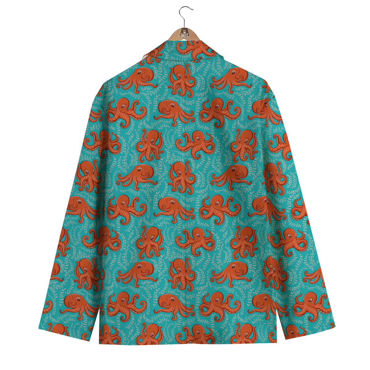 Squid Octopus Tentacle Print Pattern Men's Blazer-grizzshop