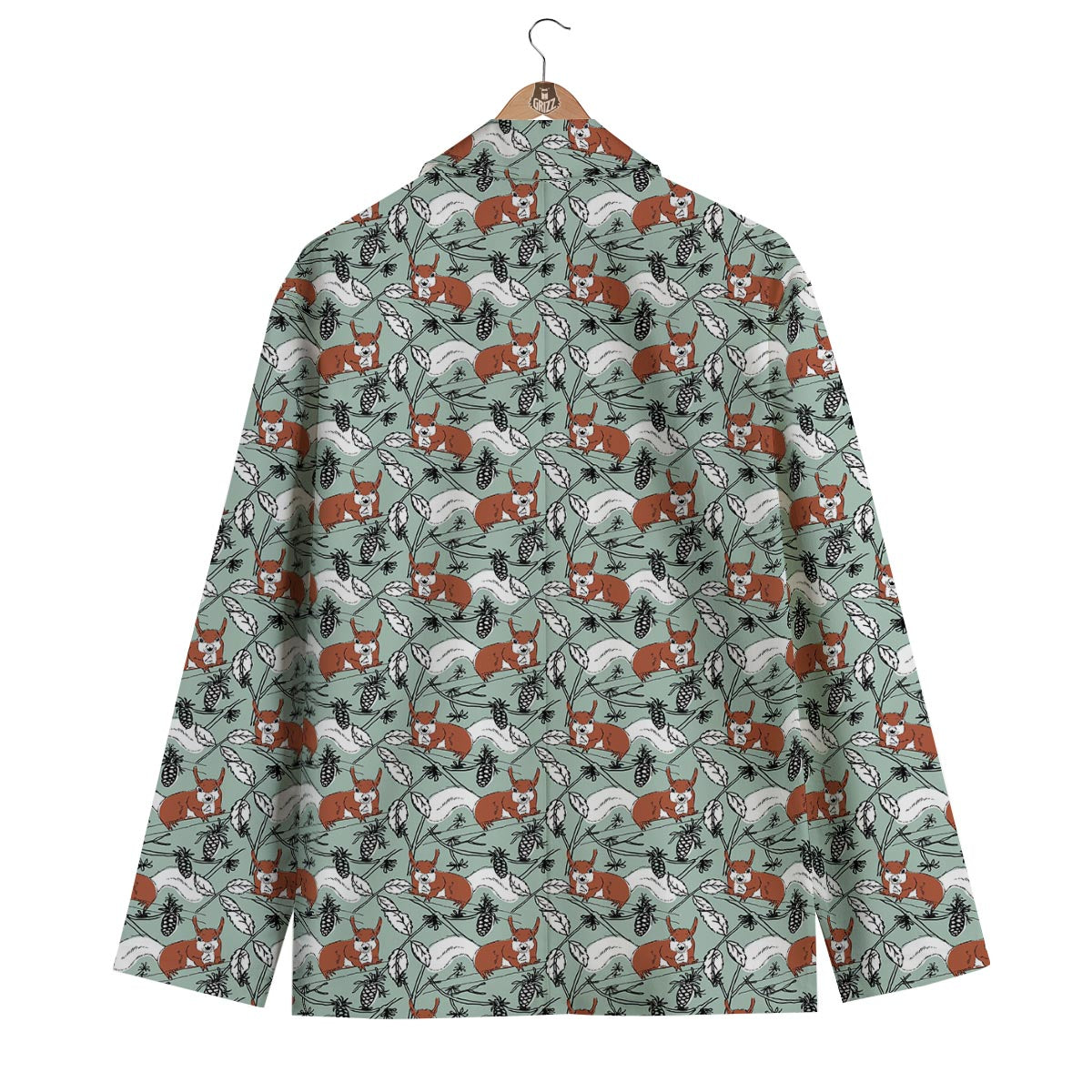Squirrel Men's Blazer-grizzshop