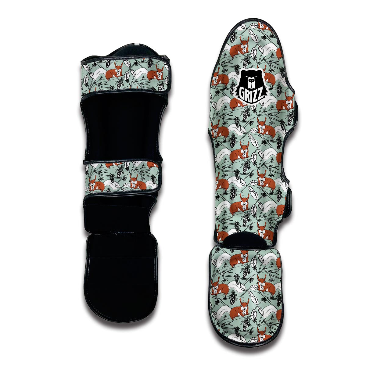 Squirrel Muay Thai Shin Guards-grizzshop