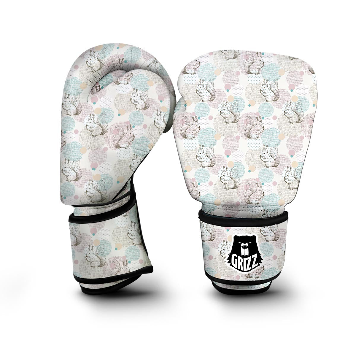 Squirrel Pattern Boxing Gloves-grizzshop