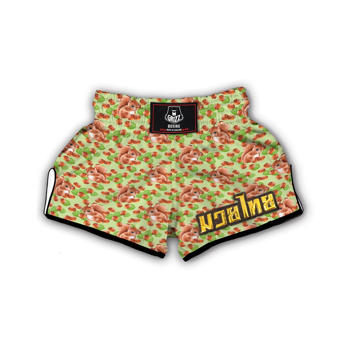 Squirrel Print Muay Thai Boxing Shorts-grizzshop