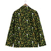 St Patrick's Day Leprechaun Beer Pattern Print Men's Blazer-grizzshop