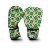 St Patrick's Day Leprechaun Pattern Print Boxing Gloves-grizzshop