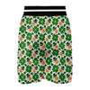 St Patrick's Day Leprechaun Pattern Print Boxing Shorts-grizzshop