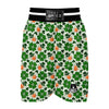 St Patrick's Day Leprechaun Pattern Print Boxing Shorts-grizzshop