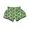 St Patrick's Day Leprechaun Pattern Print Muay Thai Boxing Shorts-grizzshop