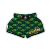 St Patrick's Day Leprechaun Print Pattern Muay Thai Boxing Shorts-grizzshop