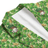 St Patrick's Day Shamrock Pattern Print Men's Blazer-grizzshop