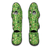 St Patrick's Day Shamrock Pattern Print Muay Thai Shin Guards-grizzshop