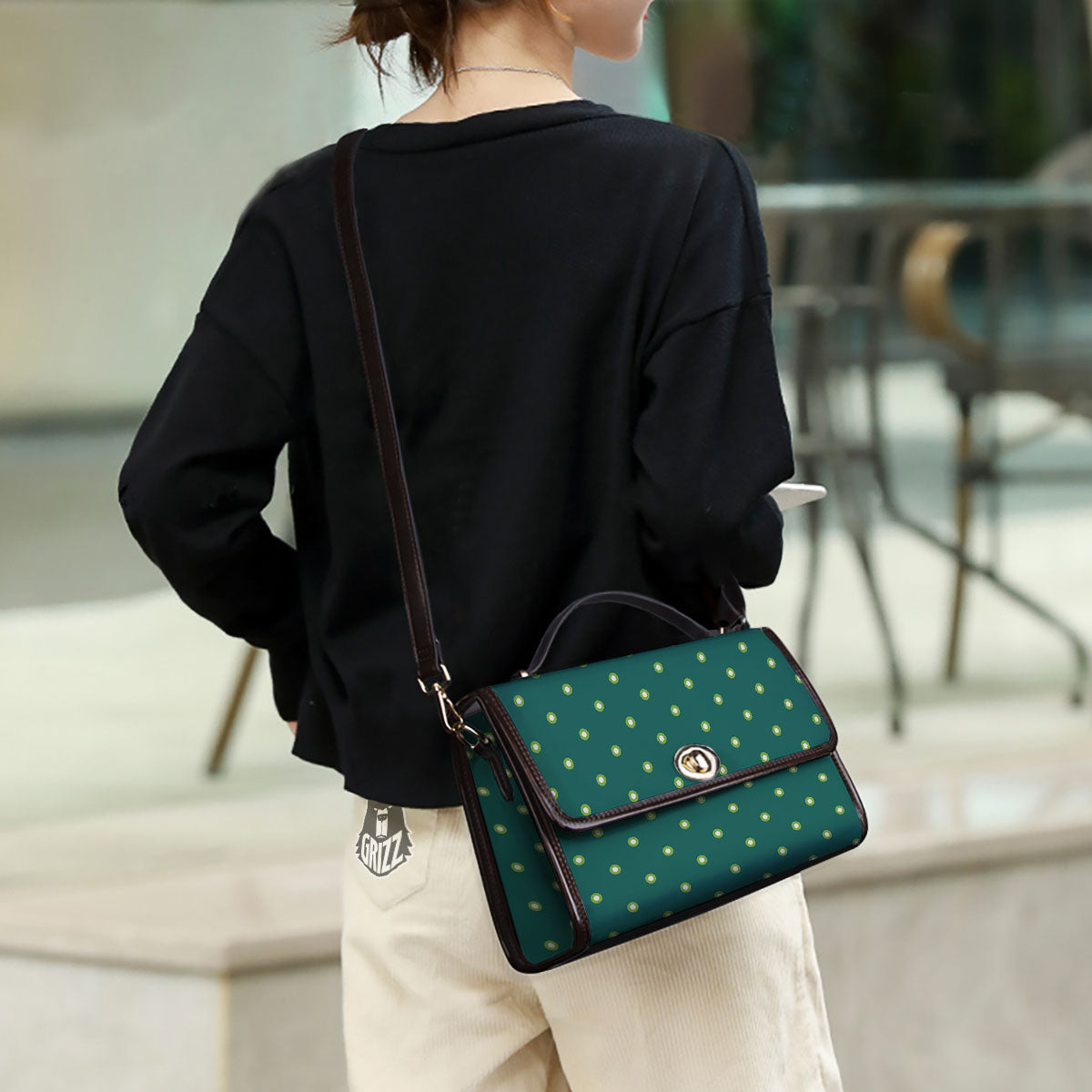 St. Patrick's Day Polka Dot Irish Print Women's Satchel Bag