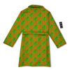 St. Patrick's Day Cute Clover Print Bathrobe-grizzshop