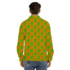 St. Patrick's Day Cute Clover Print Men's Dress Shirts-grizzshop