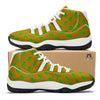 St. Patrick's Day Cute Clover Print White Bball Shoes-grizzshop