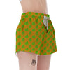 St. Patrick's Day Cute Clover Print Women's Shorts-grizzshop