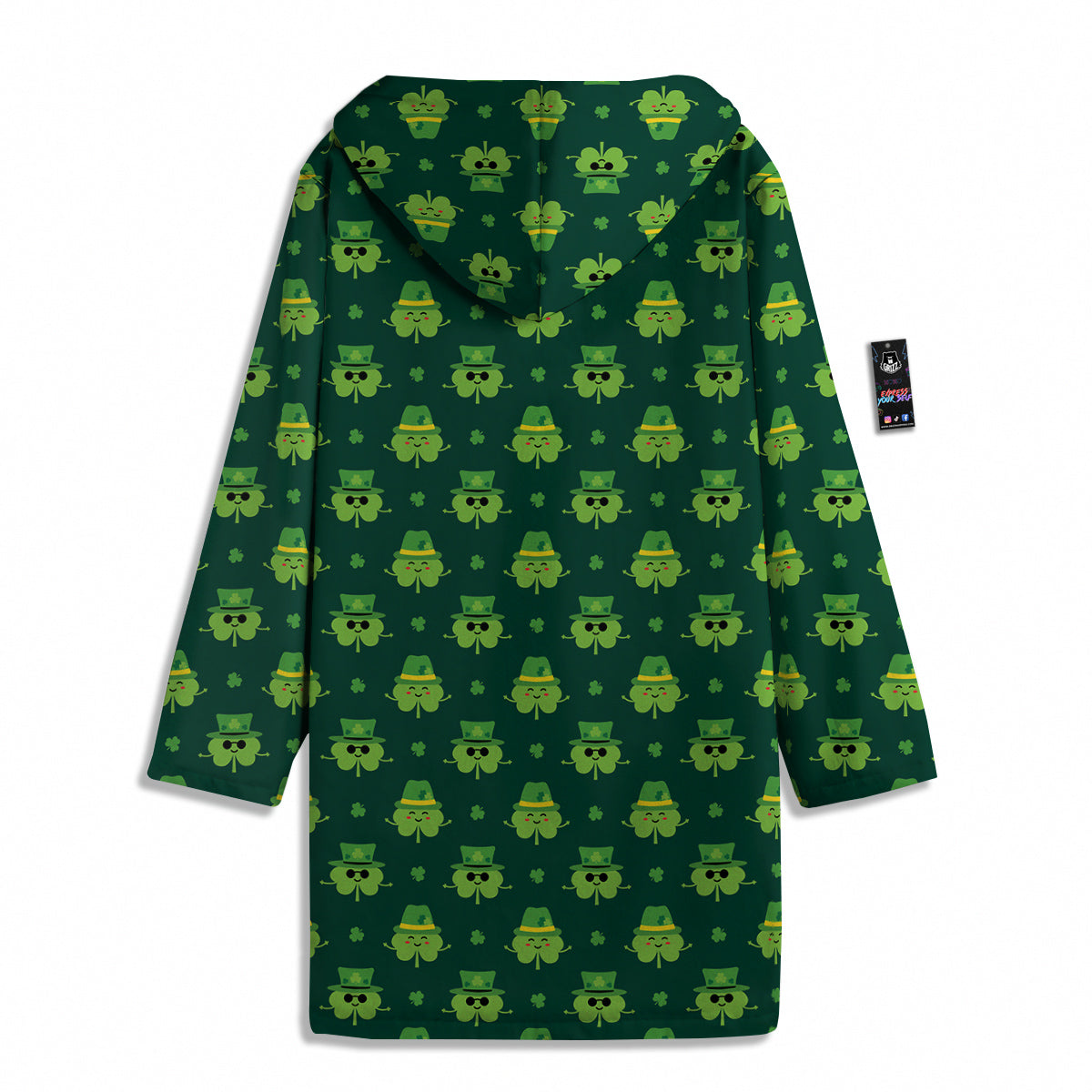 St. Patrick's Day Cute Print Pattern Men's Windbreaker Jacket-grizzshop