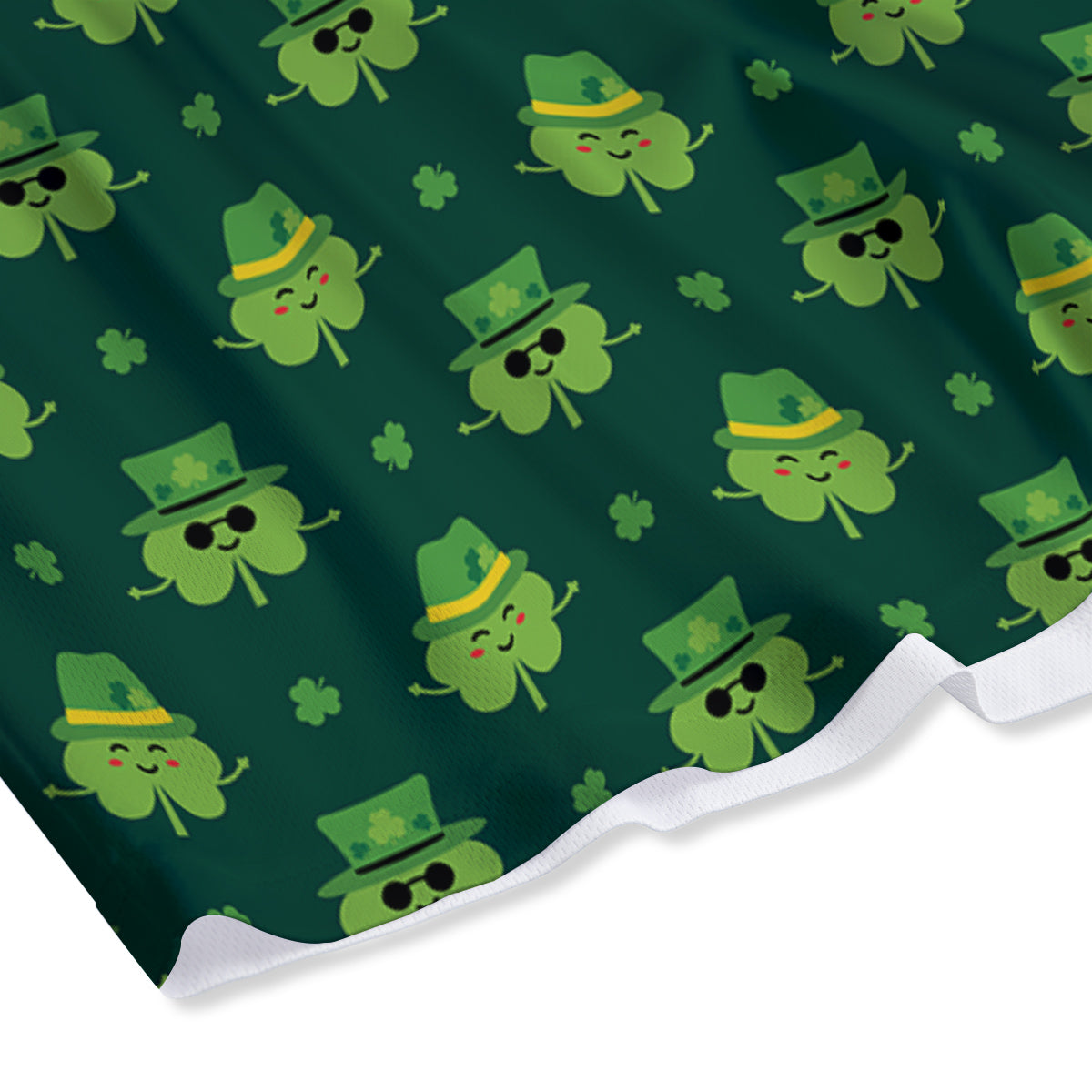 St. Patrick's Day Cute Print Pattern Mesh Shorts