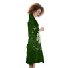 St. Patrick's Day Four Leaf Clover Print Kimono-grizzshop