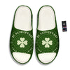 St. Patrick's Day Four Leaf Clover Print Sandals-grizzshop