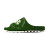 St. Patrick's Day Four Leaf Clover Print Sandals-grizzshop