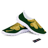 St. Patrick's Day Gold Clover Print Nurse Shoes-grizzshop