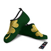 St. Patrick's Day Gold Clover Print Water Shoes-grizzshop