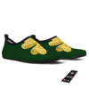 St. Patrick's Day Gold Clover Print Water Shoes-grizzshop