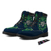 St. Patrick's Day Green Clover Print Boots-grizzshop