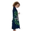 St. Patrick's Day Green Clover Print Kimono-grizzshop