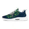 St. Patrick's Day Green Clover Print Tennis Shoes-grizzshop