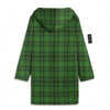 St. Patrick's Day Green Tartan Print Men's Windbreaker Jacket-grizzshop