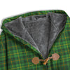 St. Patrick's Day Green Tartan Print Men's Windbreaker Jacket-grizzshop