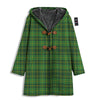 St. Patrick's Day Green Tartan Print Men's Windbreaker Jacket-grizzshop