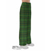 St. Patrick's Day Green Tartan Print Pajama Pants-grizzshop