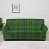 St. Patrick's Day Green Tartan Print Sofa Cover-grizzshop