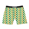 St. Patrick's Day Irish Checkered Print Boxer Briefs-grizzshop