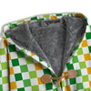 St. Patrick's Day Irish Checkered Print Men's Windbreaker Jacket-grizzshop