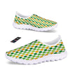 St. Patrick's Day Irish Checkered Print Nurse Shoes-grizzshop