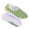 St. Patrick's Day Irish Checkered Print Nurse Shoes-grizzshop